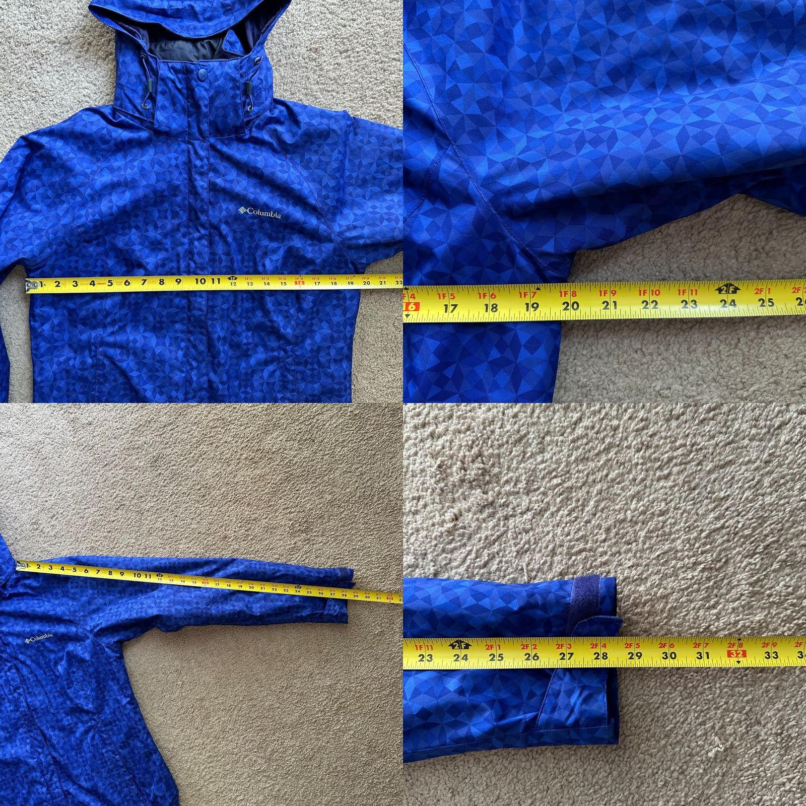 Vintage Columbia Jacket Womens Small Interchange Blue Lined Full Zip Pockets Winter Jacket Size S / US 4 / IT 40 - 8 Thumbnail