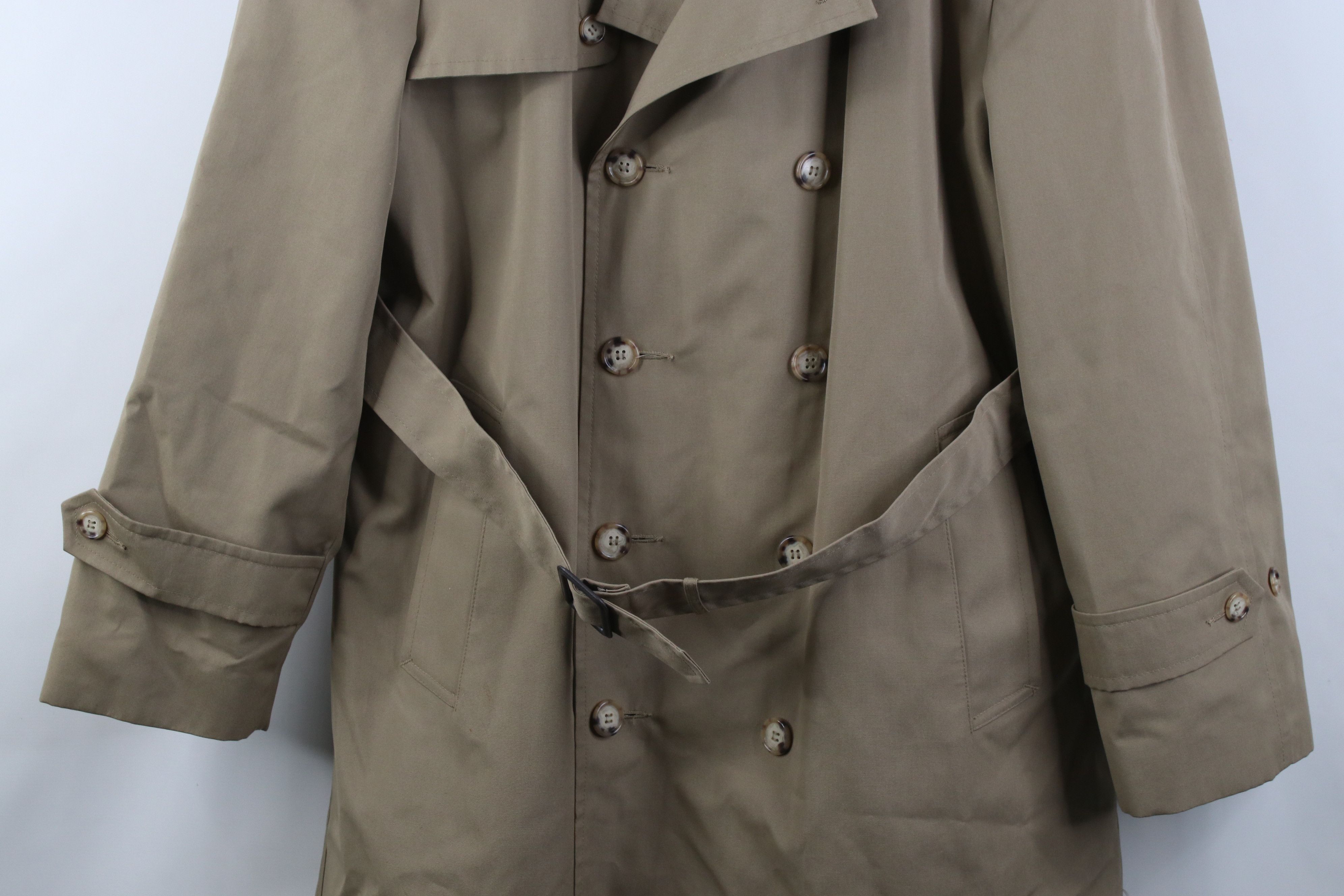 Vintage Vintage 70s Streetwear Trench Coat Rain Jacket Beige Khaki Size US XXL / EU 58 / 5 - 3 Thumbnail