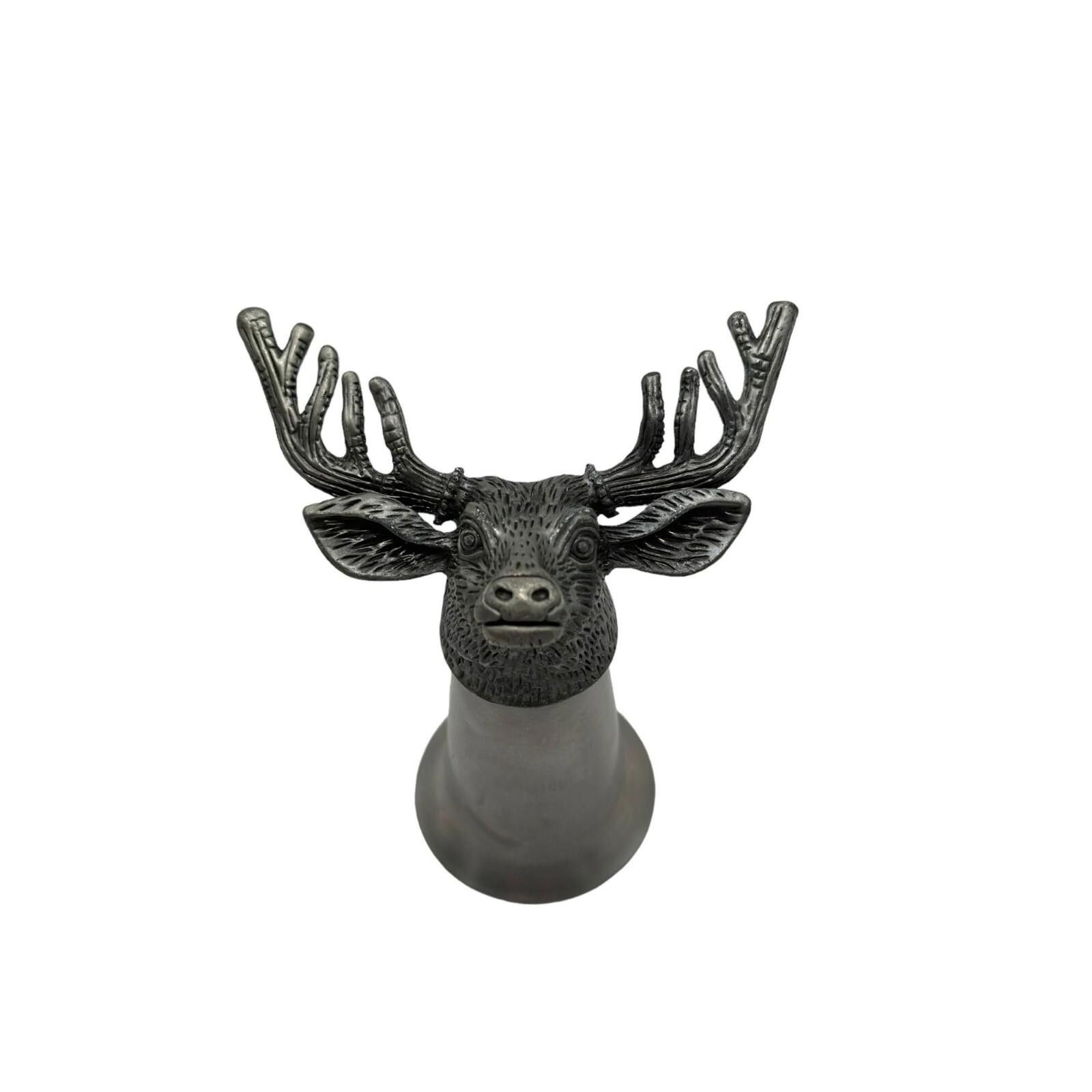 Jagermeister Jägermeister Signed Logo Stag Head/Moose Cup Shot Glass Size ONE SIZE - 8 Thumbnail