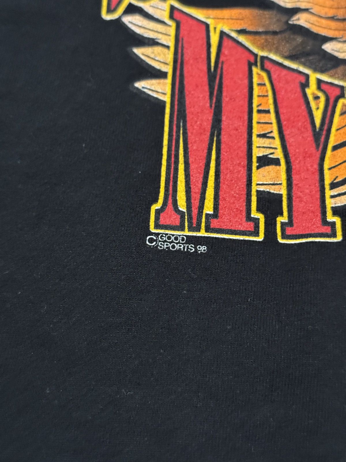 Harley Davidson × Vintage Vtg 90s Motorcycle Rally Myrtle Beach Lightning T Shirt Size US XL / EU 56 / 4 - 5 Thumbnail