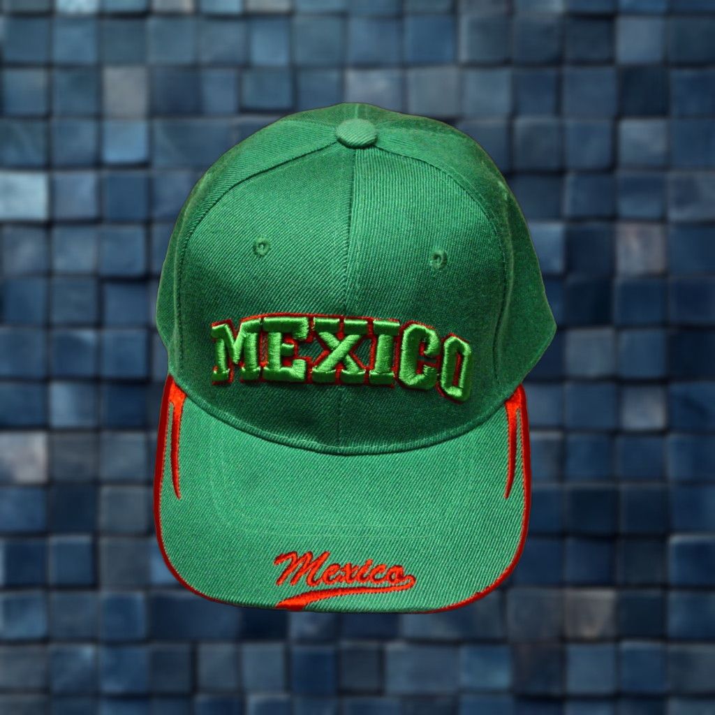 Vintage VINTAGE Mexico Baseball Cap Adjustable Men Green Sports Fan Cap Unbranded Size ONE SIZE - 1 Thumbnail