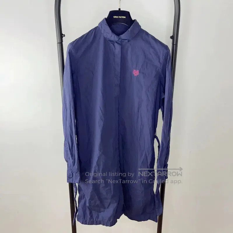 Kenzo KENZO Women's Navy Blue Cotton Shirt . Size M / US 6-8 / IT 42-44 - 1 Thumbnail