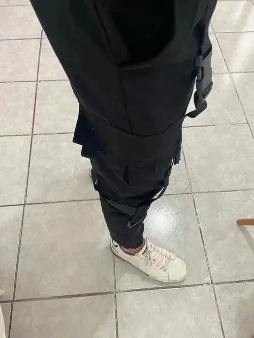 Other Darkwear Safari Style Webbing Spliced Cargo Pants Size US 32 / EU 48 - 3 Thumbnail