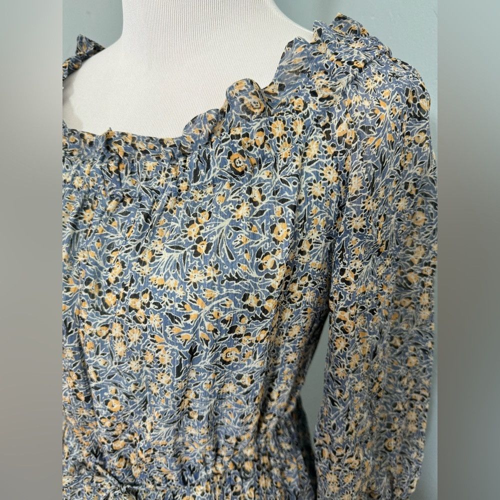 Anthropologie Anthropologie Kira Off-The-Shoulder Prairie Dress Size XS / US 0-2 / IT 36-38 - 3 Thumbnail