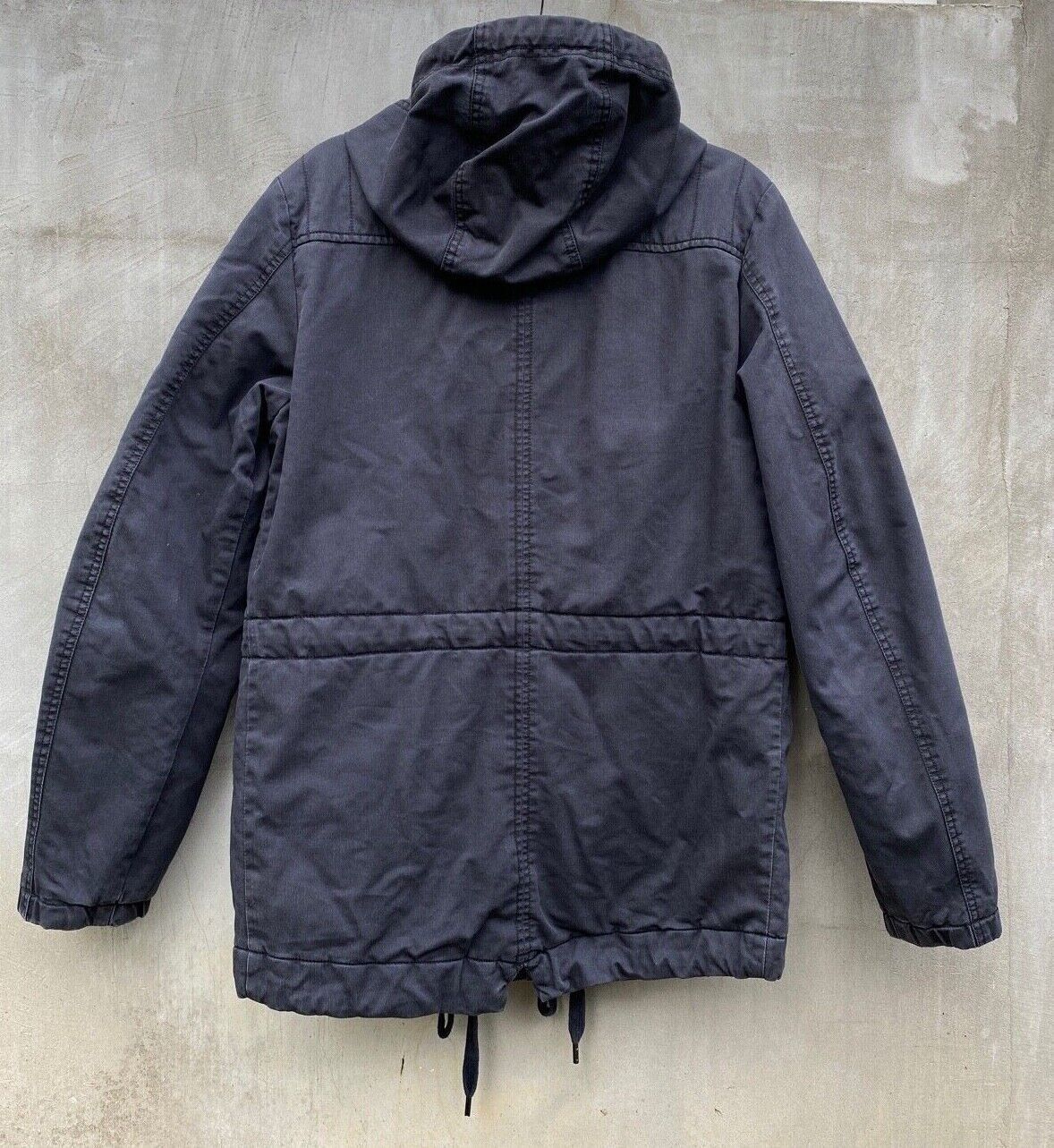 Diesel DIESEL BLACK COTTON PARKA WITH HOOD SIZE L Size US L / EU 52-54 / 3 - 2 Thumbnail