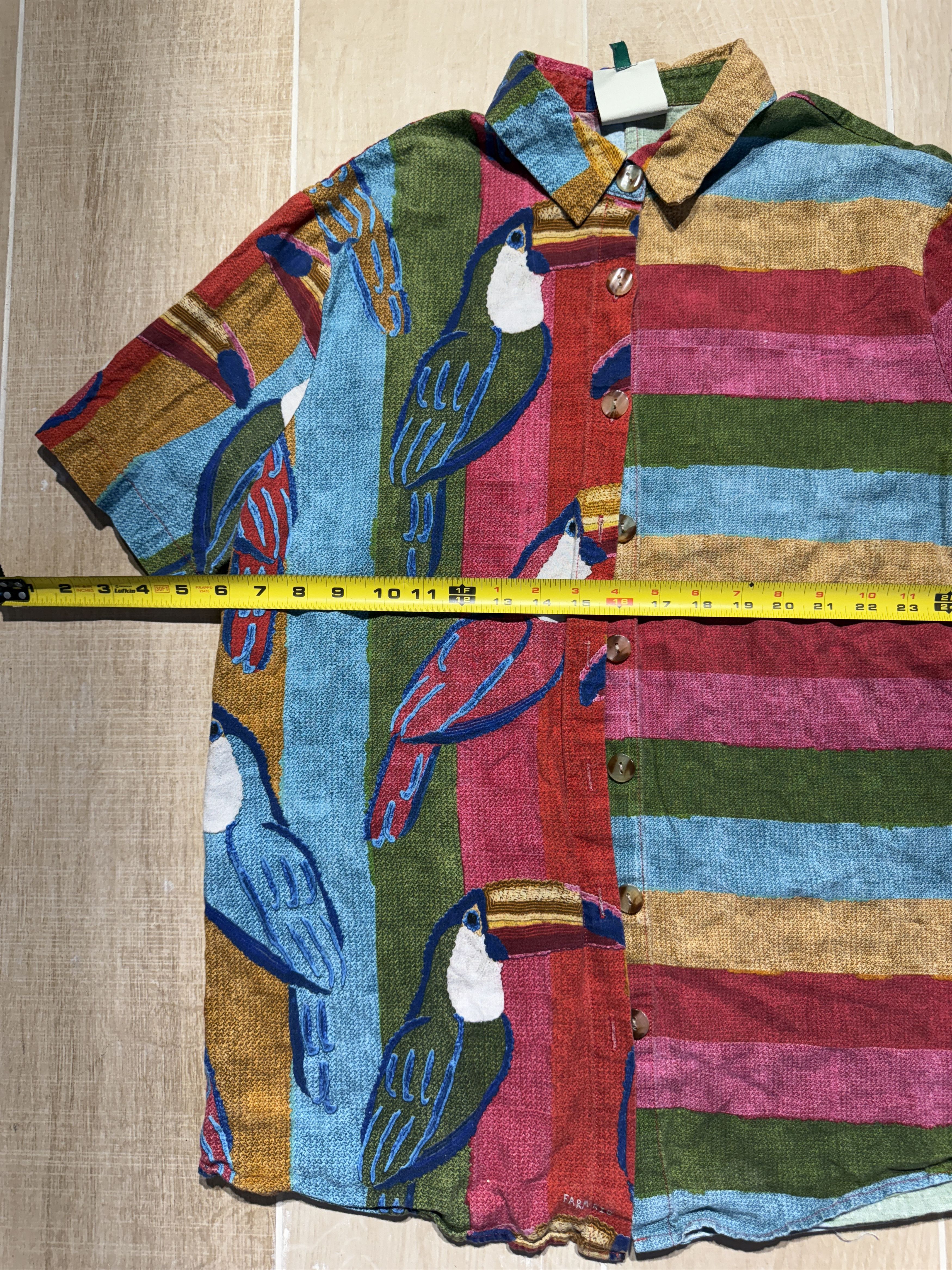 Farm Rio Farm Rio Wonderful Toucan Shirt Medium Size M / US 6-8 / IT 42-44 - 3 Thumbnail