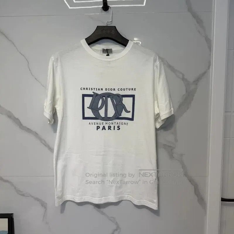 Dior Dior Summer Logo White Short Sleeve Shirt . Size US L / EU 52-54 / 3 - 1 Thumbnail