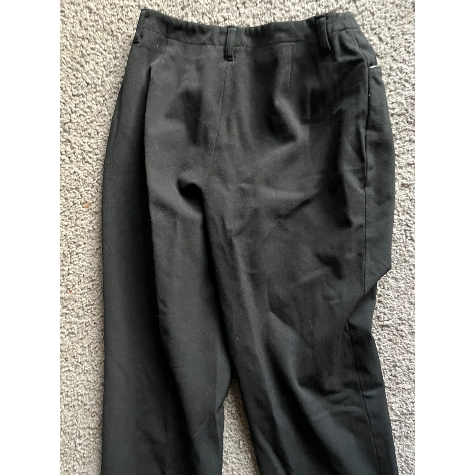 Ralph Lauren Lauren Ralph Lauren Pants Adult Size 12 Black Tapered Side Zip Stretch Womens Size 34" / US 12 / IT 48 - 4 Thumbnail