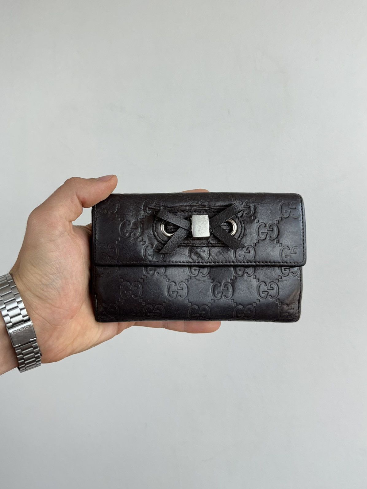 Leather Authentic leather wallet Gucci GG original luxury item Size ONE SIZE - 1 Thumbnail