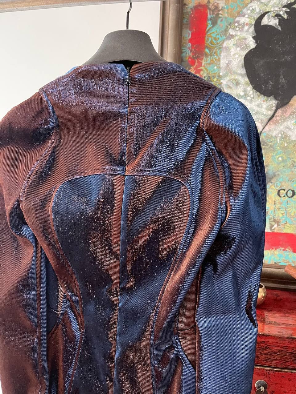 Mugler Mugler Mix Long Sleeve Mini Dress Size S / US 4 / IT 40 - 6 Thumbnail