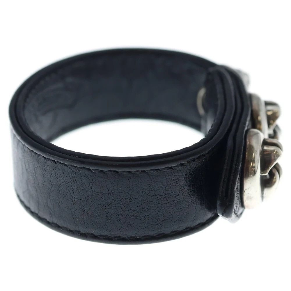 Chrome Hearts Chrome Hearts Rolling Stones lip tongue leather bracelet Size ONE SIZE - 3 Thumbnail