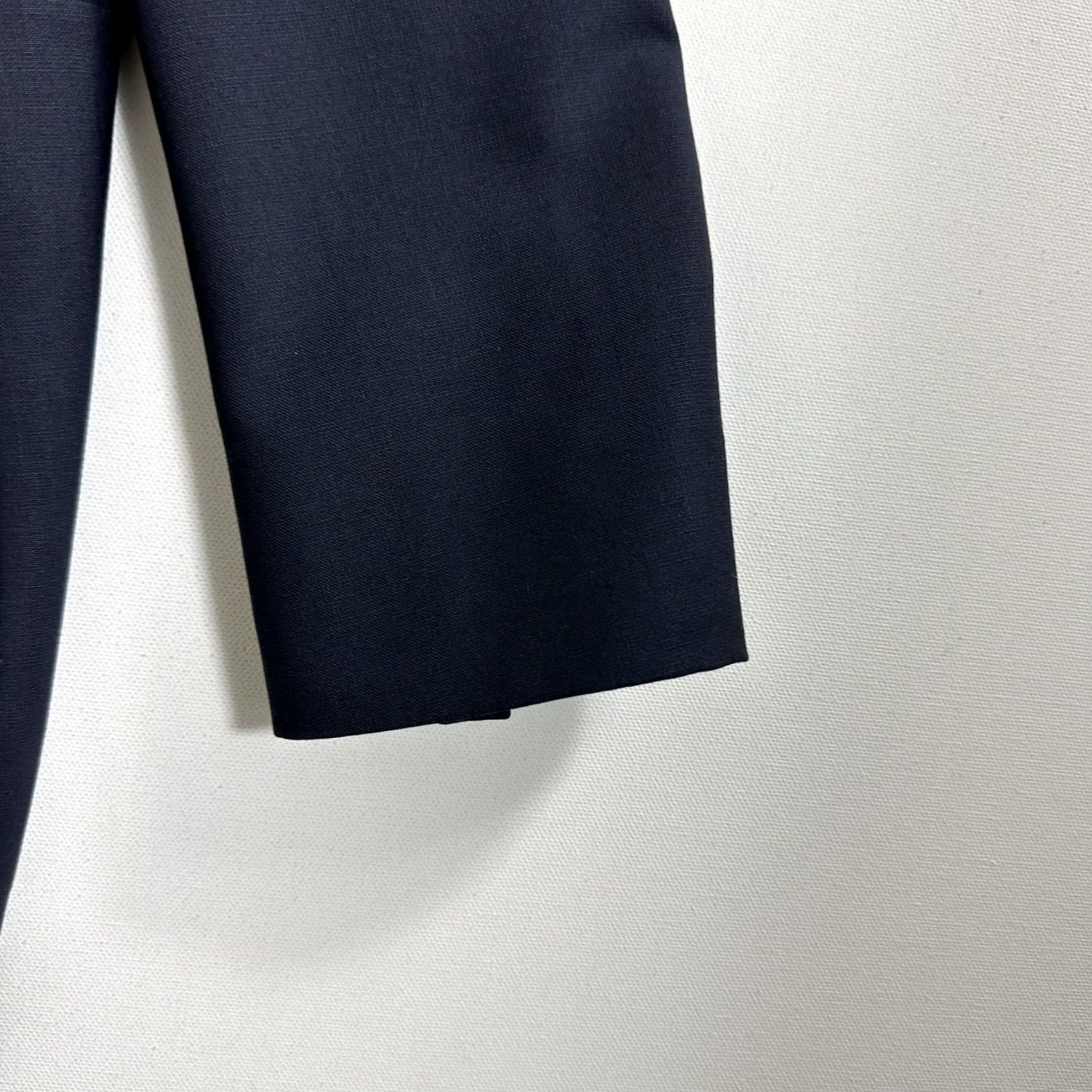 Brooks Brothers Brooks Brothers Two Button Mens 46 Stretch Wool Blazer Size 46R Navy Size 46R - 6 Thumbnail