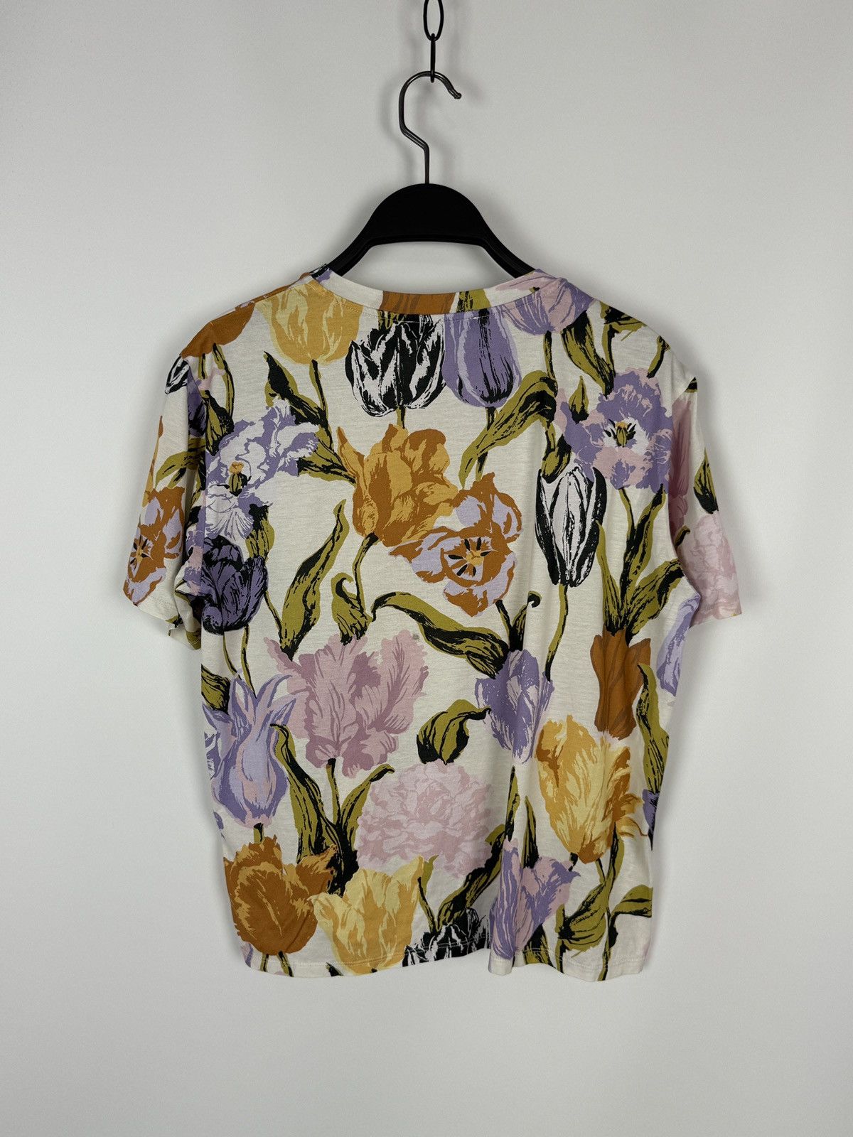 Weekend Max Mara Weekend Max Mara Floral Printed Jersey T-Shirt Size M / US 6-8 / IT 42-44 - 3 Thumbnail
