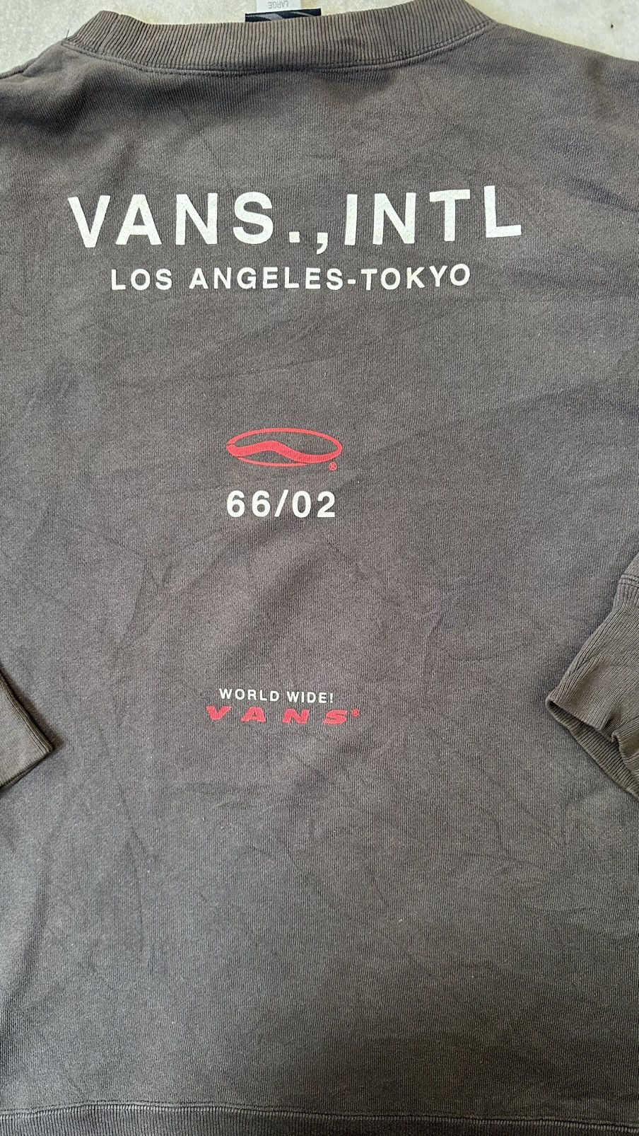 Vans VINTAGE VANS 66/02 SWEATSHIRT Size US L / EU 52-54 / 3 - 8 Thumbnail