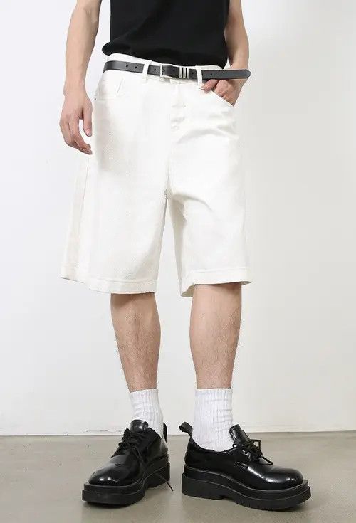 Other Men's loose straight denim shorts Size US 32 / EU 48 - 3 Thumbnail