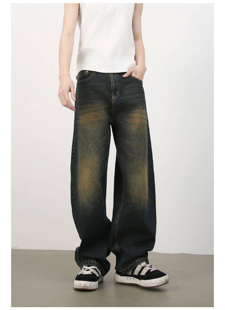 Japanese Brand × Jean American retro wide-leg loose versatile scimitar jeans Size US 32 / EU 48 - 3 Thumbnail