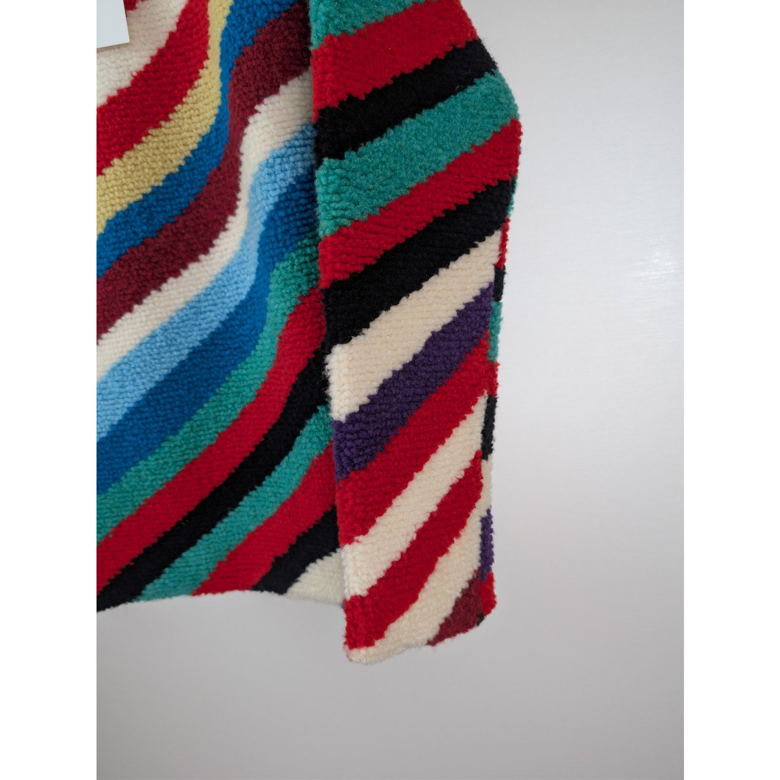 Bottega Veneta o1rshd1 Striped Loopy Knit Wool-Blend Sweater in Multicolor Size US M / EU 48-50 / 2 - 5 Thumbnail