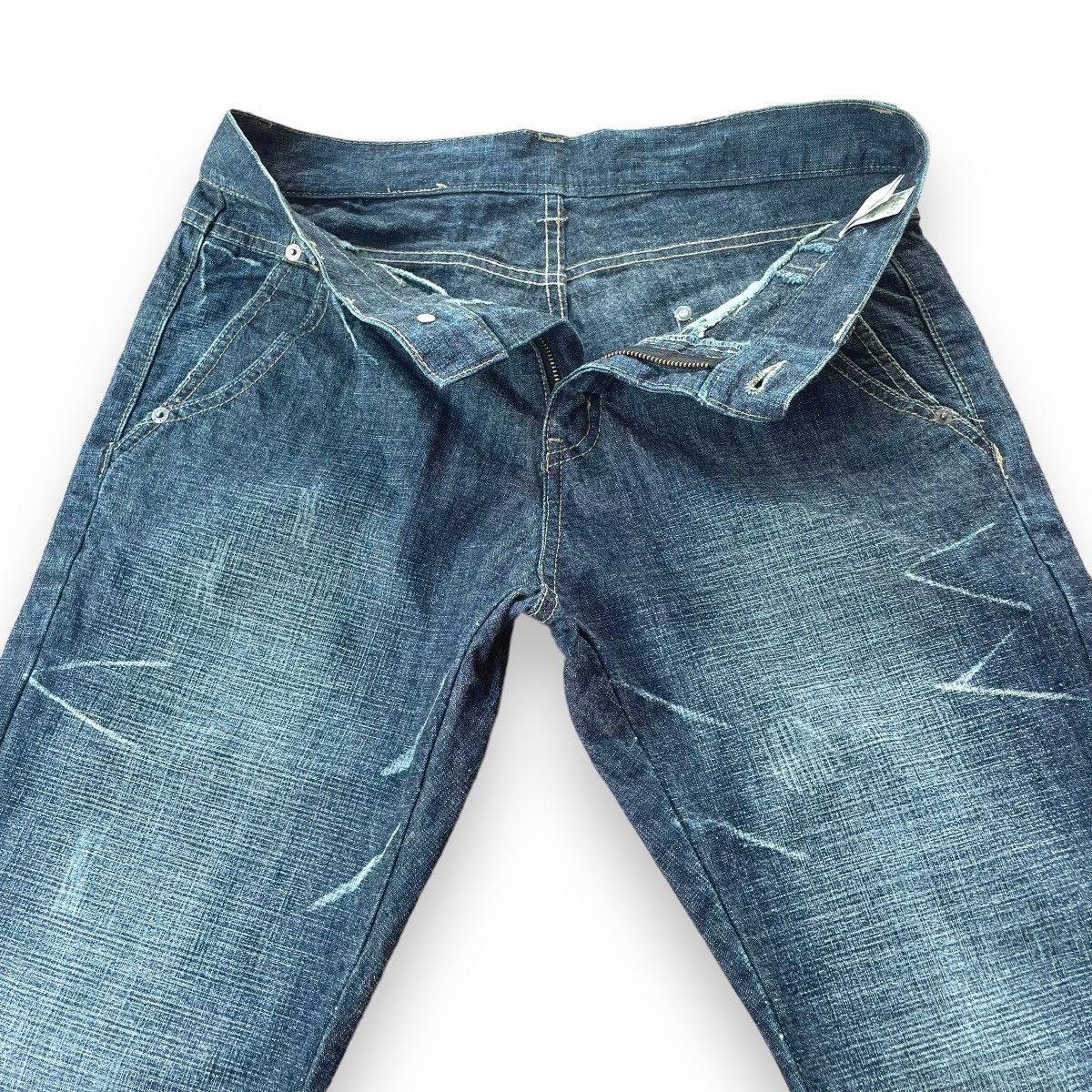 If Six Was Nine × Le Grande Bleu (L.G.B.) × PPFM 🇯🇵 PPFM DOUBLE POCKET STONE WASHED DENIM PANTS Size US 32 / EU 48 - 8 Thumbnail