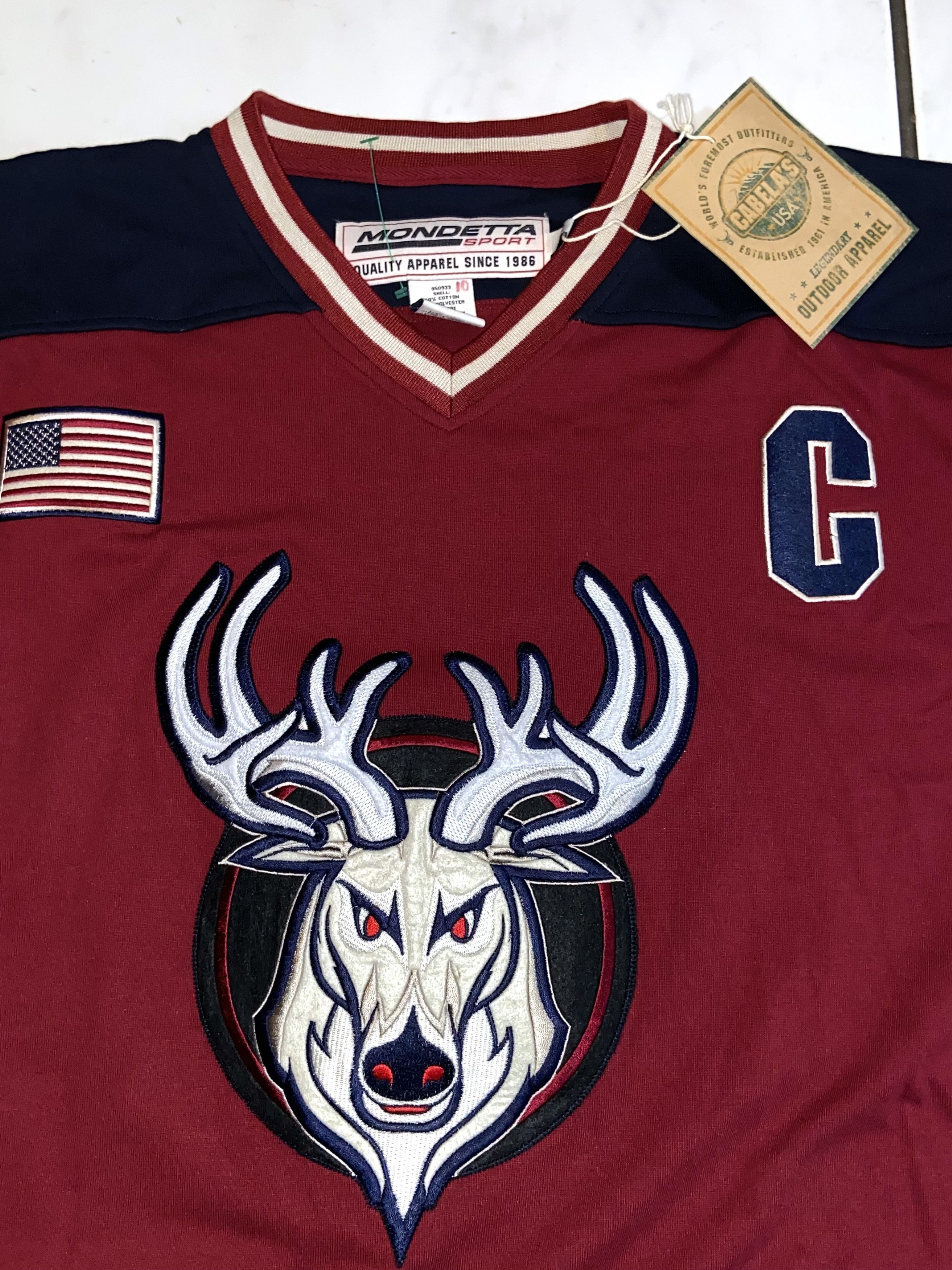 Cabelas Mondetta Sport Cabelas Wild Bucks Hockey jersey XL Size US XL / EU 56 / 4 - 2 Thumbnail