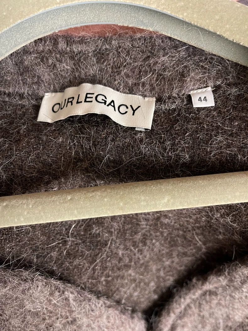 Our Legacy our legacy size 44 23fw gray horsehair cardigan 2502-Nextar Size US S / EU 44-46 / 1 - 7 Thumbnail