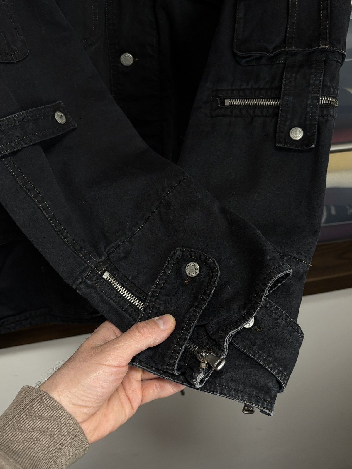 Dolce & Gabbana 00s Archival Dolce & Gabbana Zippers Pockets Cargo Jacket Size US M / EU 48-50 / 2 - 7 Thumbnail