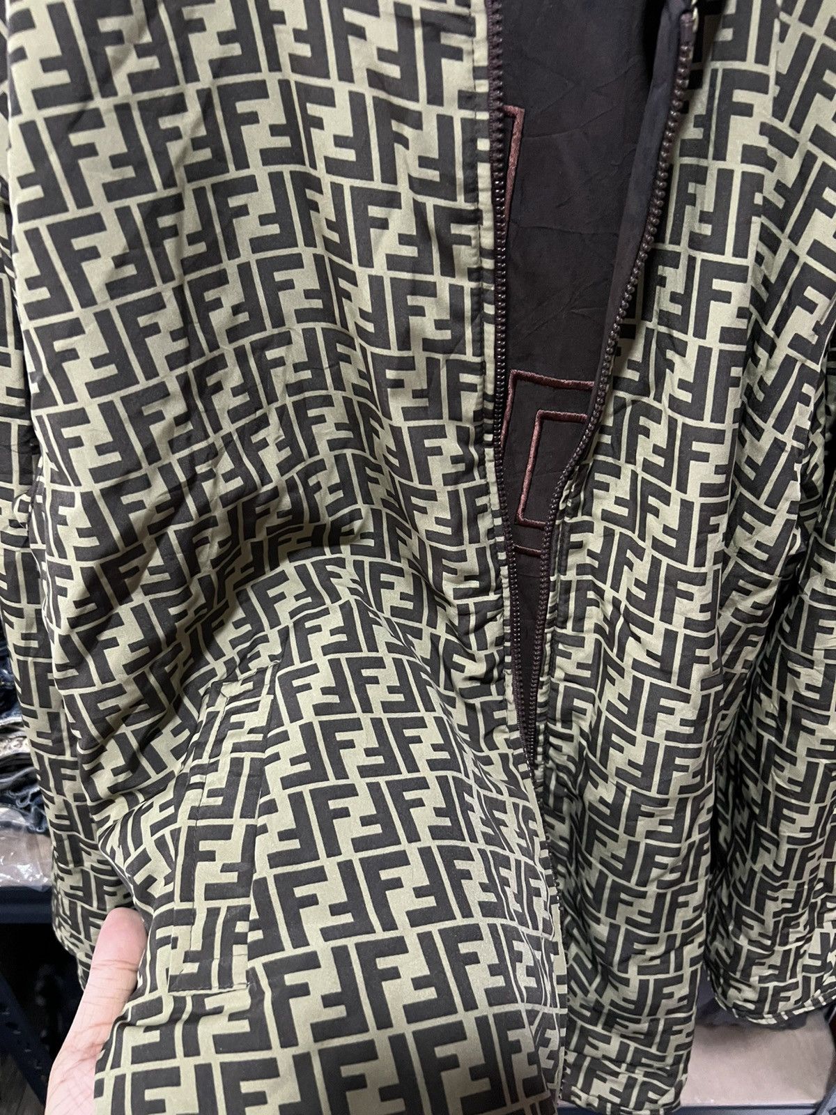 Fendi FENDI reversible jacket monogram/big logo design Size US XXL / EU 58 / 5 - 3 Thumbnail