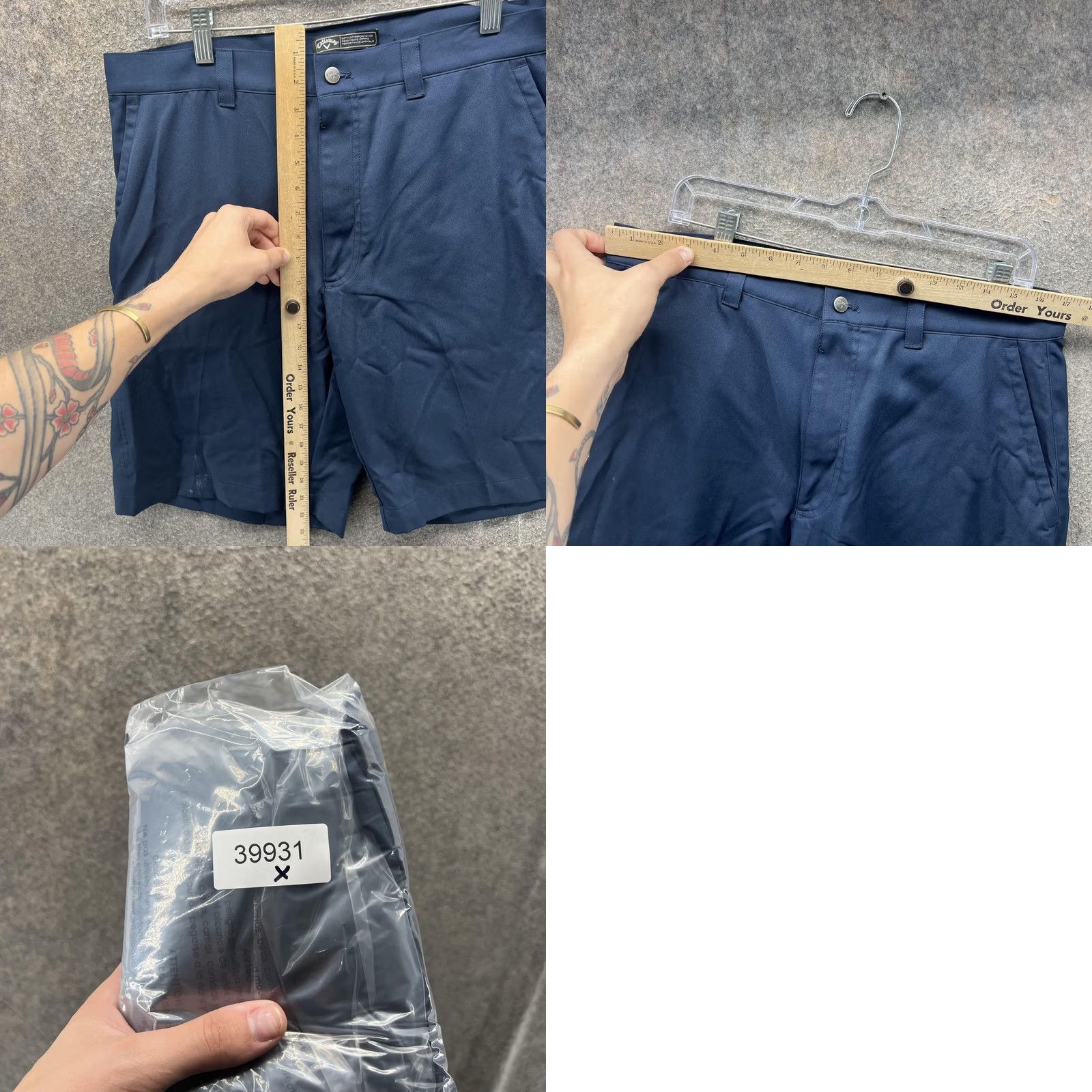 Callaway Callaway Shorts Mens 34 Blue Golf Performance Zip Pocket 10 Inseam Athletic Size US 34 / EU 50 - 8 Thumbnail