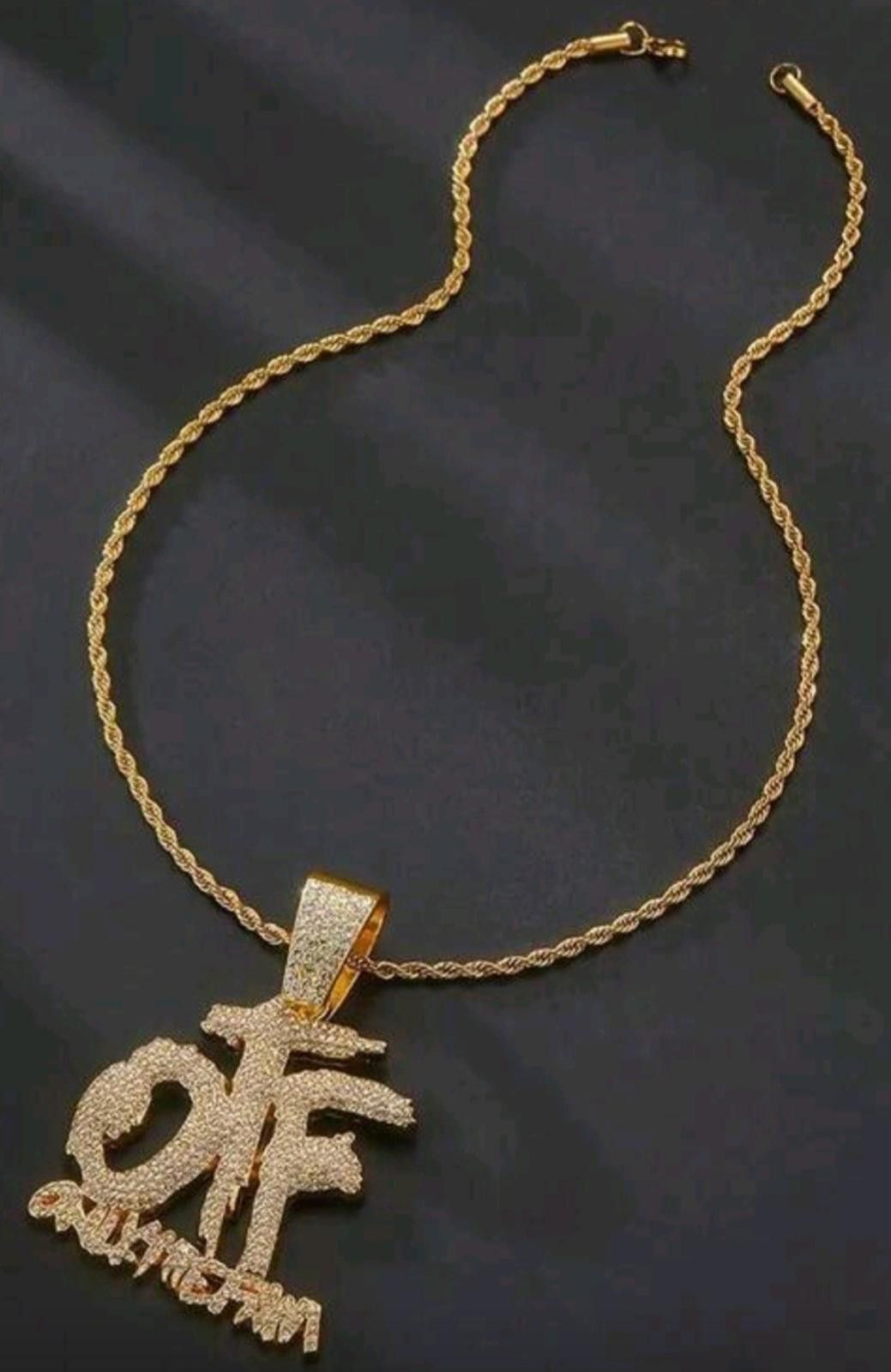 The Unbranded Brand OTF (Chain)-(Gold)-(Hip Hop)-(New)-(Zirconia)-$45.00 Size ONE SIZE - 5 Thumbnail