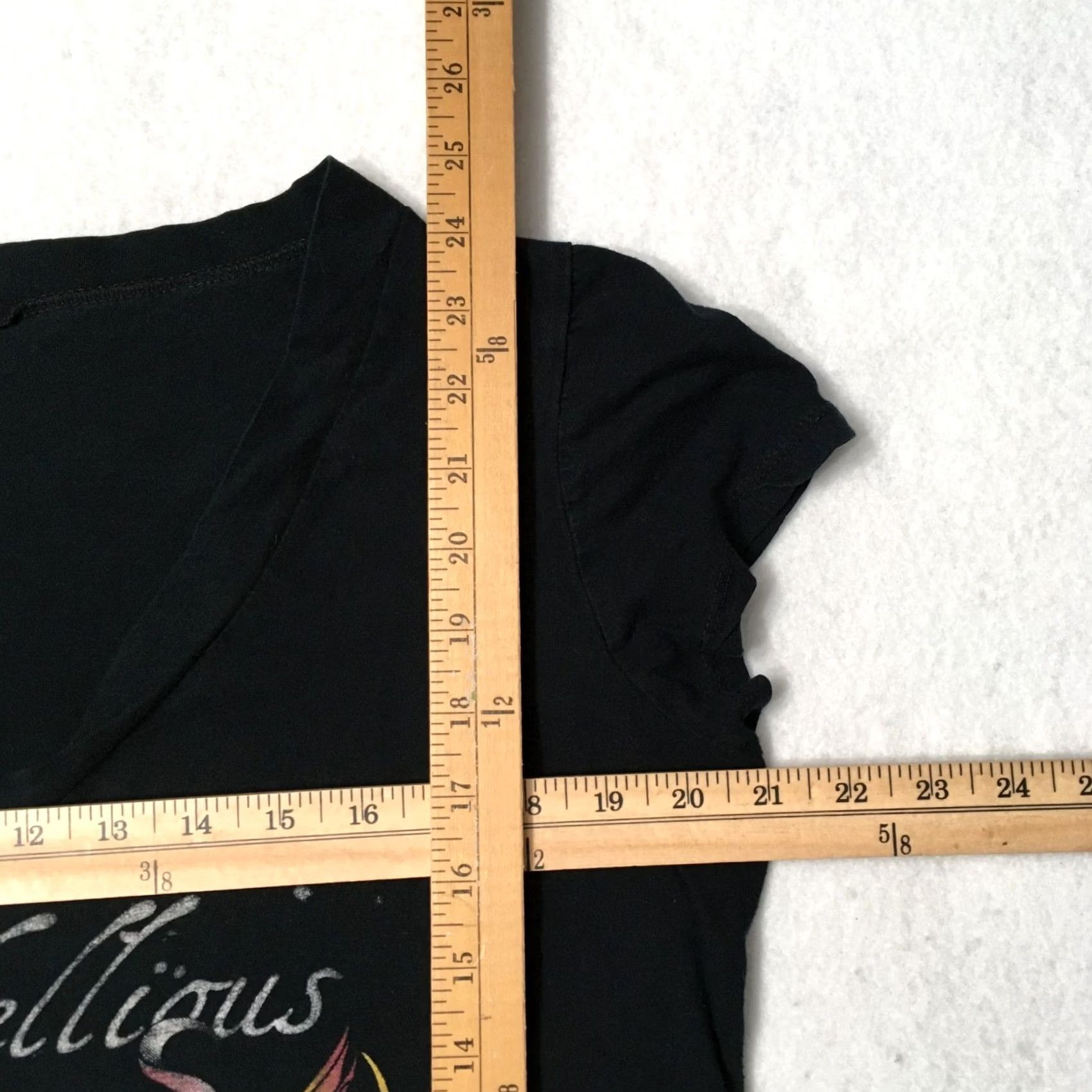 Vintage Rebellious graphic top XL black women's forever free spirited ebellious stained Size XL / US 12-14 / IT 48-50 - 7 Thumbnail