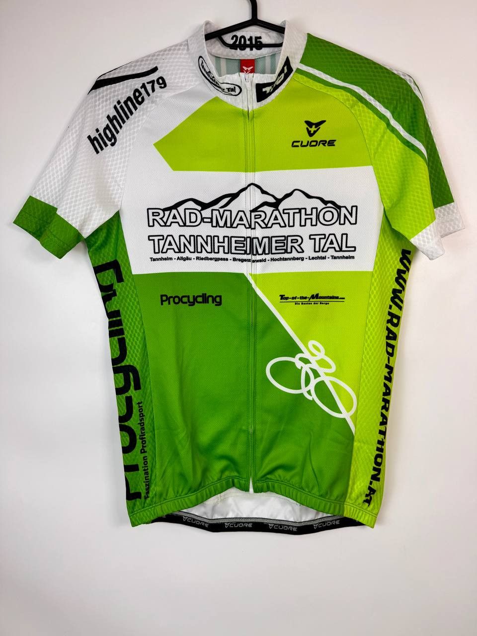 Gear for Sports CUORE Rad-Marathon Tannheimer Tal 2015 Jersey SIZE XS Size US XS / EU 42 / 0 - 1 Thumbnail