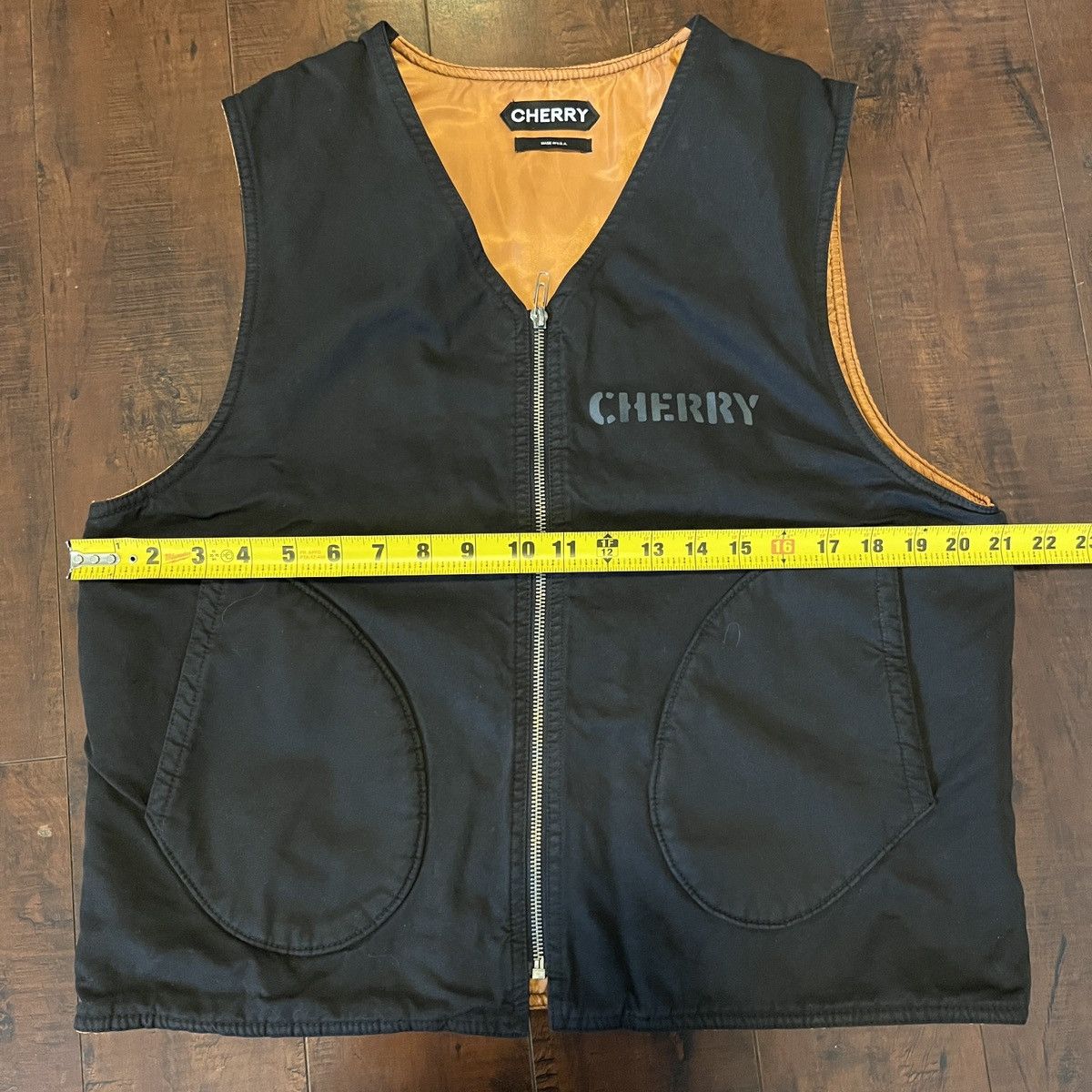 Cherry LA Cherry LA Faded Black Deck Vest Size US S / EU 44-46 / 1 - 8 Thumbnail