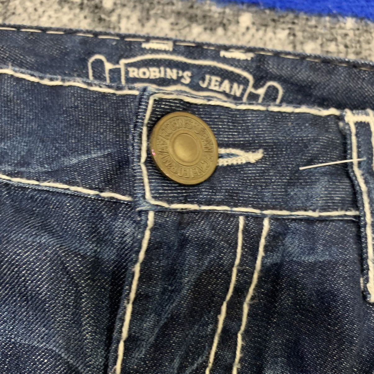 Robins Jeans Vintage Robin’s Art Embroidered Wings Back Bootcut Jeans Size US 32 / EU 48 - 5 Thumbnail
