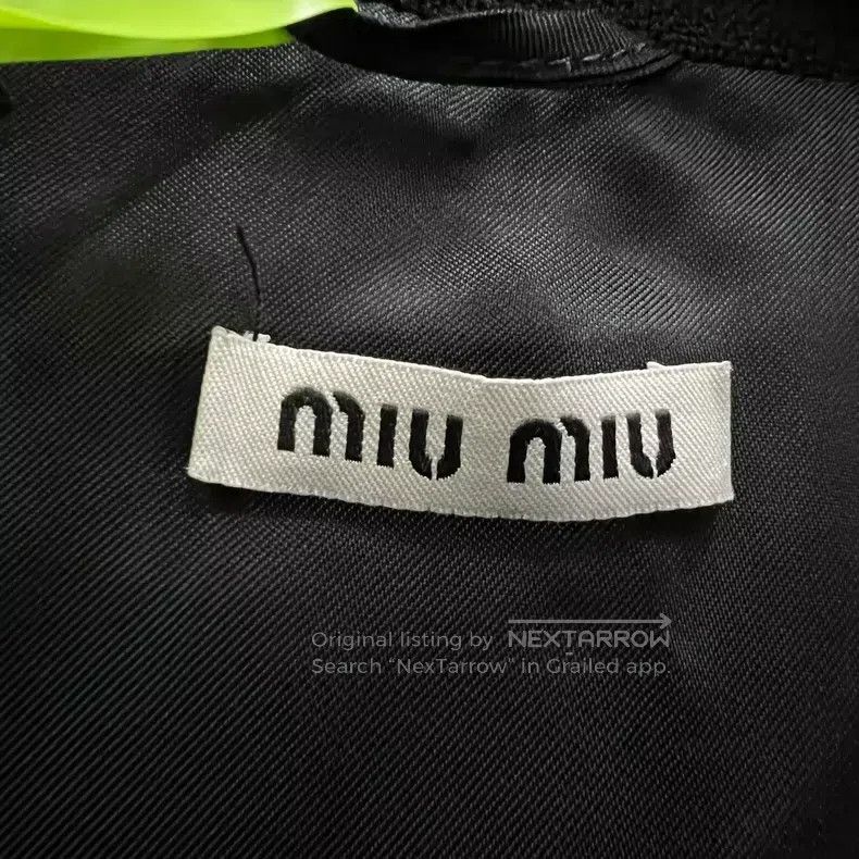 Miu Miu Miu Miu 44 Black coat Size XL / US 12-14 / IT 48-50 - 3 Thumbnail