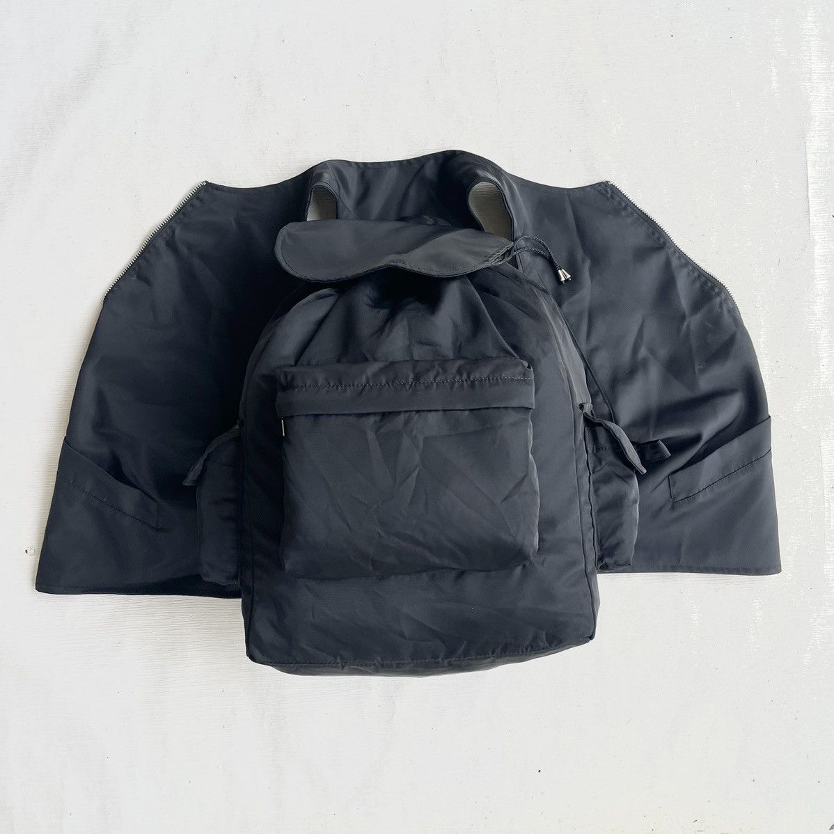 Japanese Brand 🔥 RARE BLACK NYLON MULTIPURPOSE TACTICAL VEST BACPACK Size ONE SIZE - 5 Thumbnail