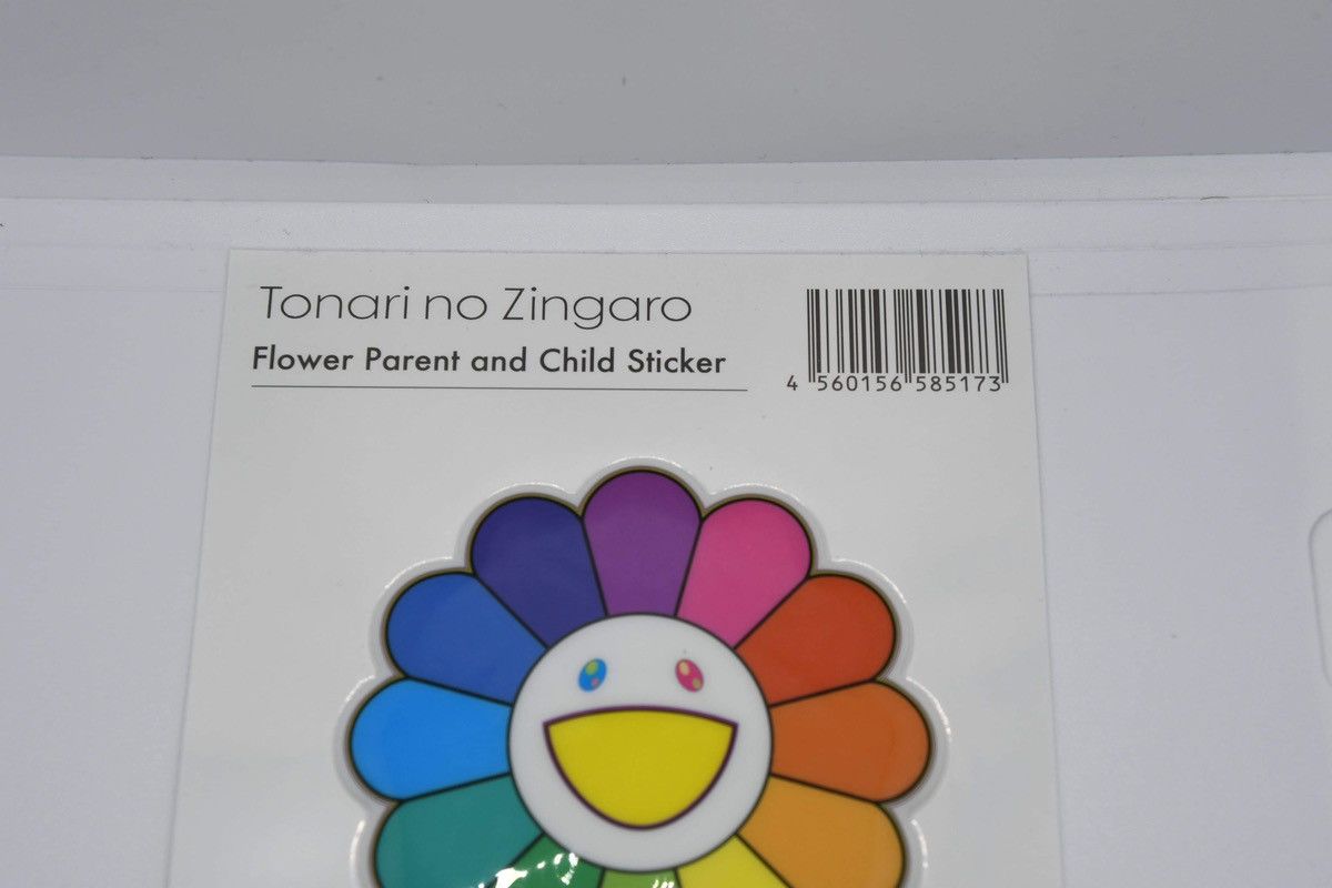 Takashi Murakami Takashi Murakami - Bubblingly Sticker - Rainbow White Size ONE SIZE - 2 Thumbnail
