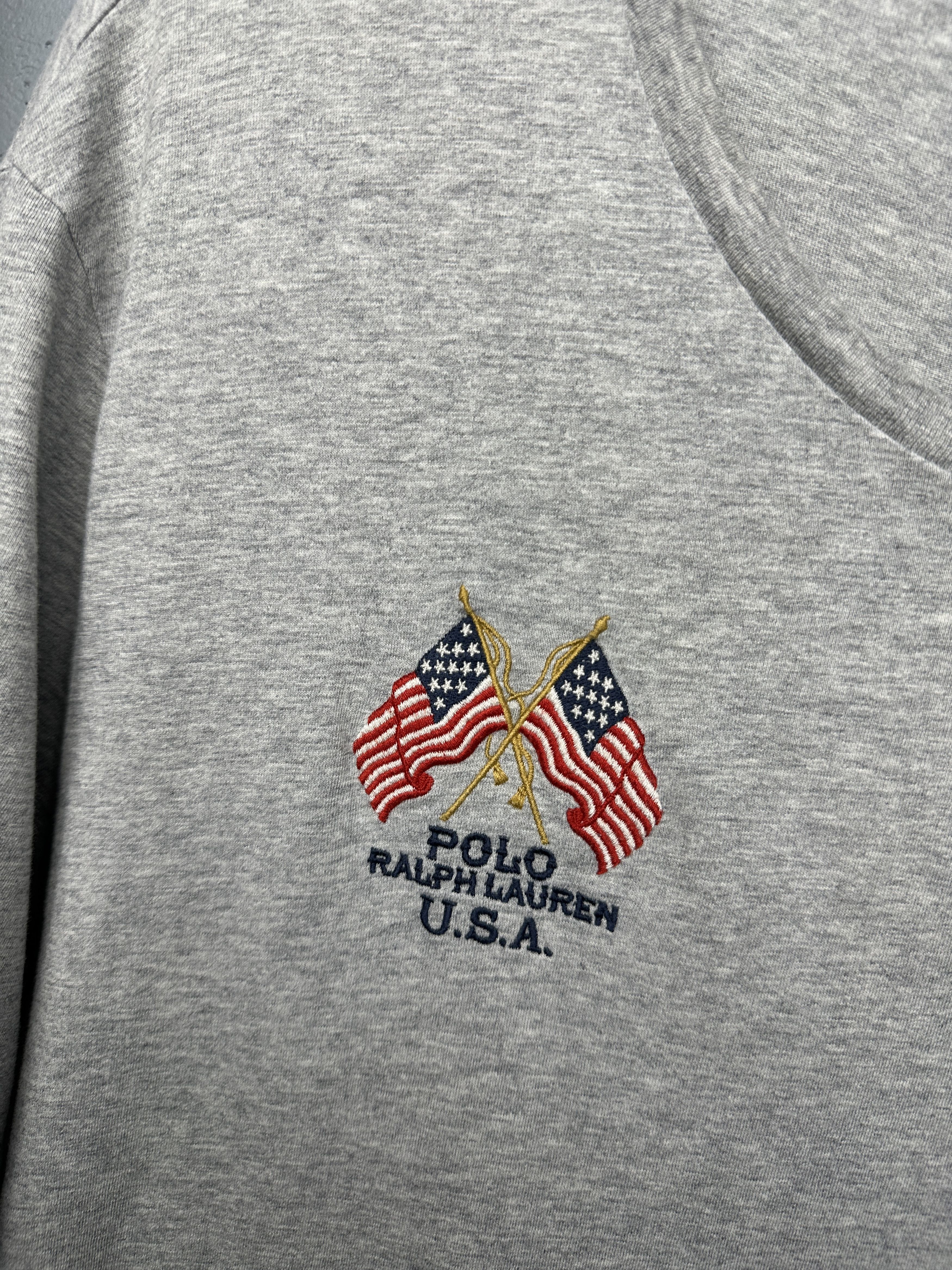 Polo Ralph Lauren Polo Ralph Lauren USA Mens Short Sleeve T-Shirt Size US XL / EU 56 / 4 - 3 Thumbnail