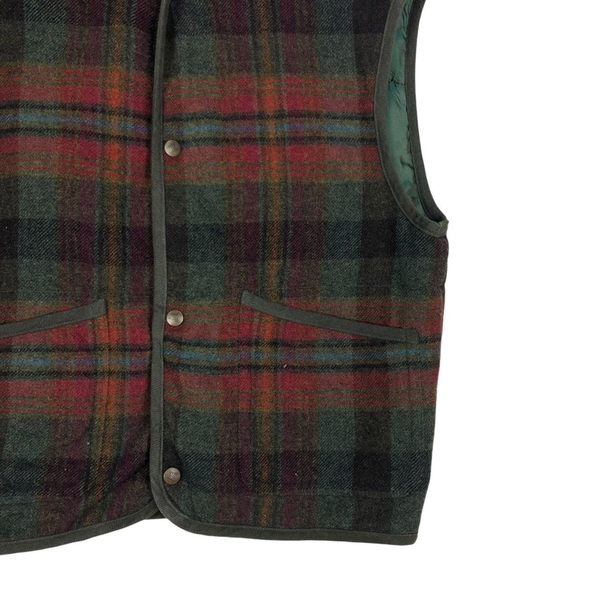 Japanese Brand 🔥VINTAGE WOOL VEST CHECK TARTAN DESIGN HENRY COTTON ITALY Size US M / EU 48-50 / 2 - 5 Thumbnail