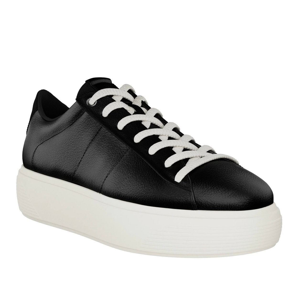 Ecco ECCO WOMEN'S 41 STREET PLATFORM BLACK LOW TOP SNEAKER NIB Size US 10.5 / IT 40.5 - 1 Thumbnail