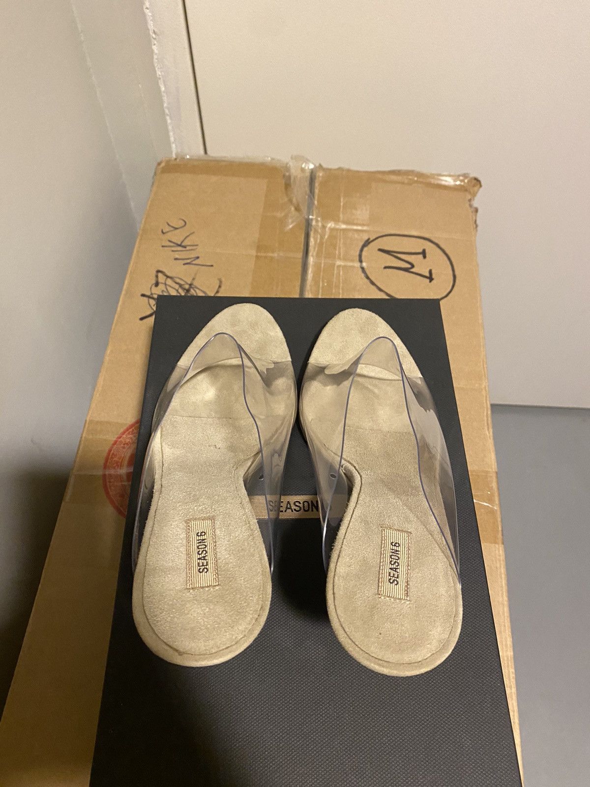 Yeezy Yeezy Season 6 Heels Transparent PVC Mules Size US 8.5 / IT 38.5 - 5 Thumbnail