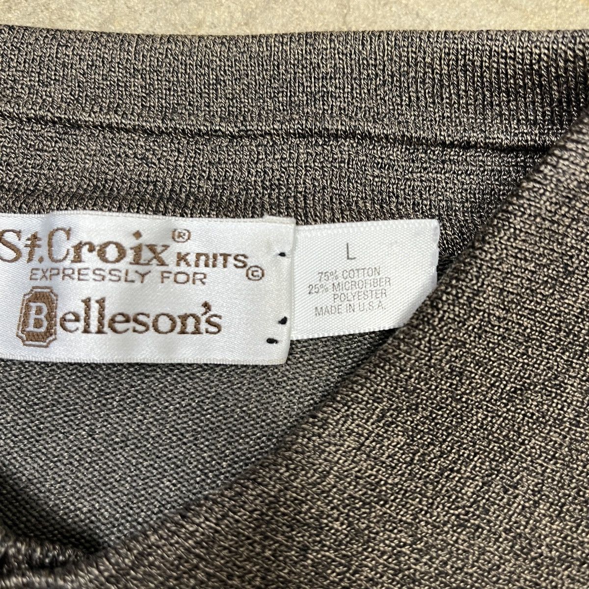 St. Croix × Vintage Vintage St. Croix Polo Long Sleeve Brown USA Belleson’s Size ONE SIZE - 3 Thumbnail