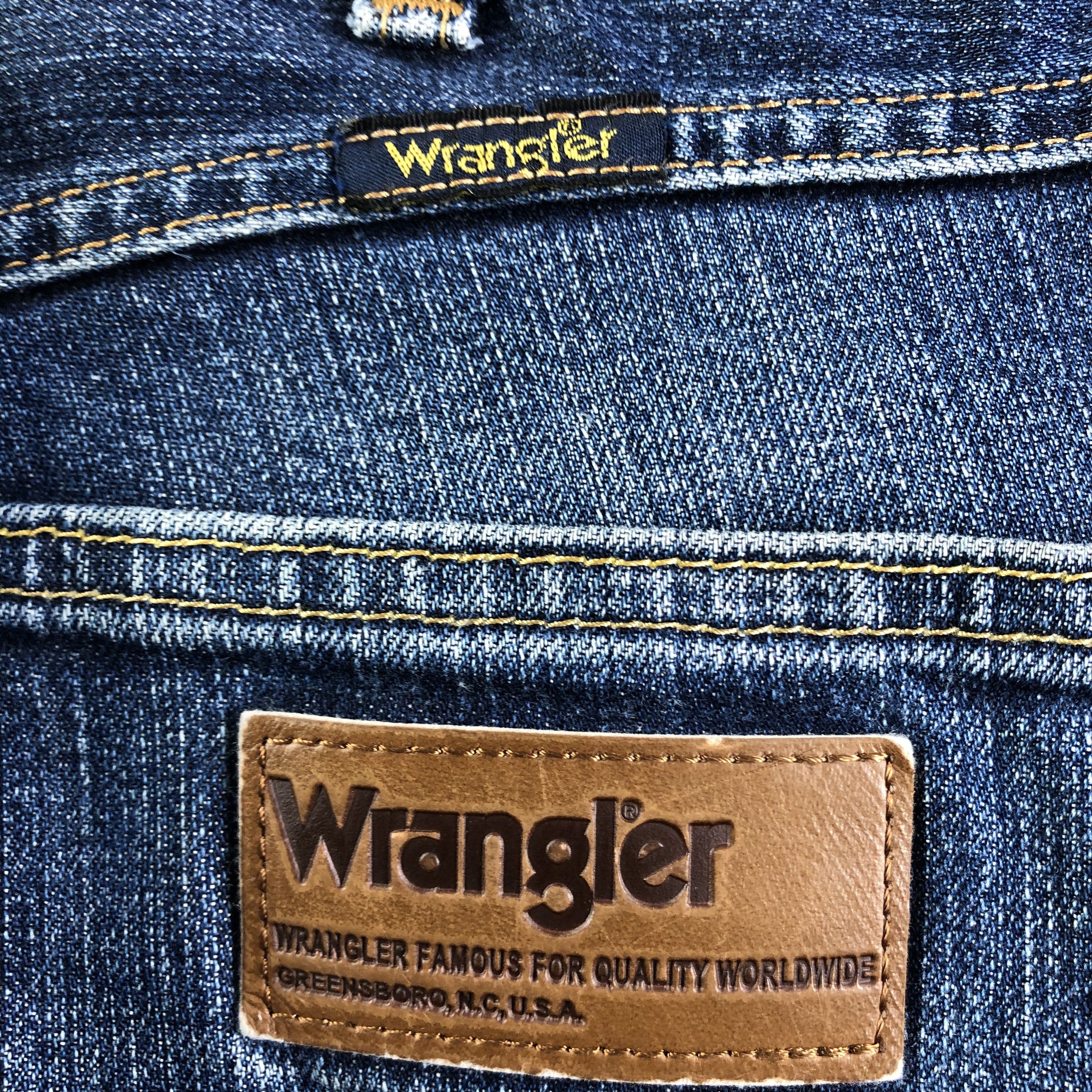 Vintage × Wrangler Vintage Blue Wash Wrangler Jeans-JM3246 Size US 35 - 6 Thumbnail