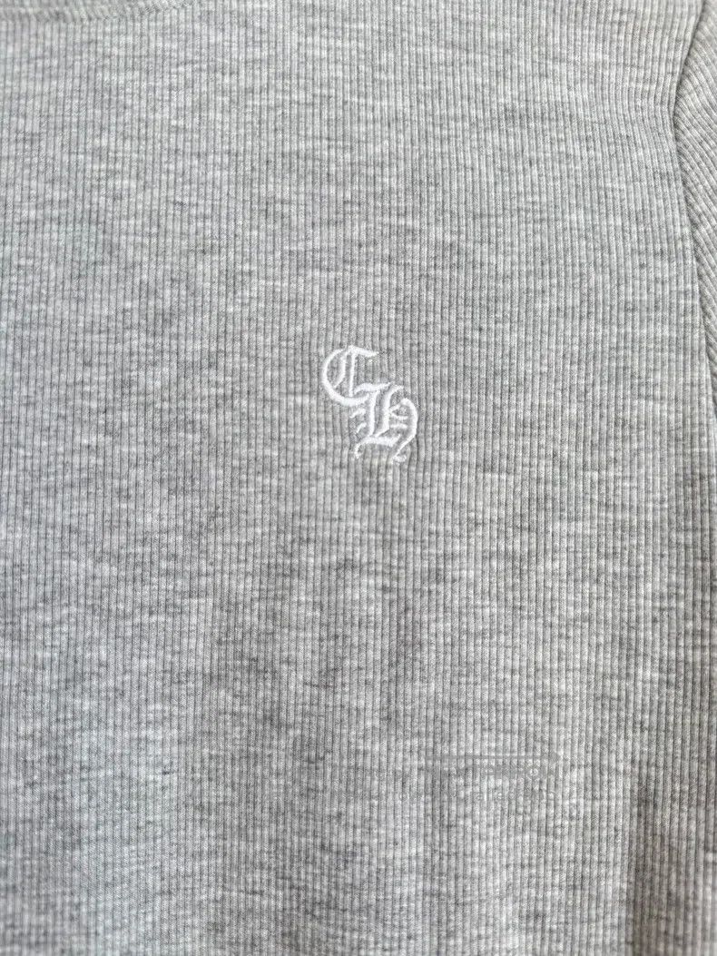 Chrome Hearts Chrome Hearts Size S Grey embroidered slim long sleeves Size US S / EU 44-46 / 1 - 2 Thumbnail