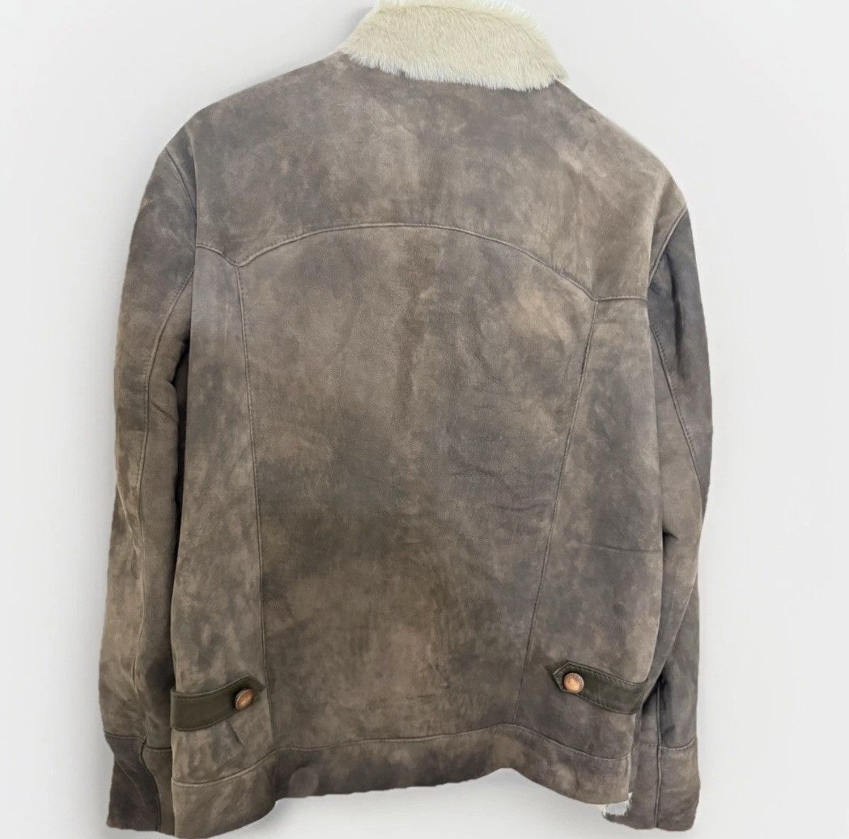 Other DELAN sheep leather Jacket NWT $1608 Size US XL / EU 56 / 4 - 9 Thumbnail