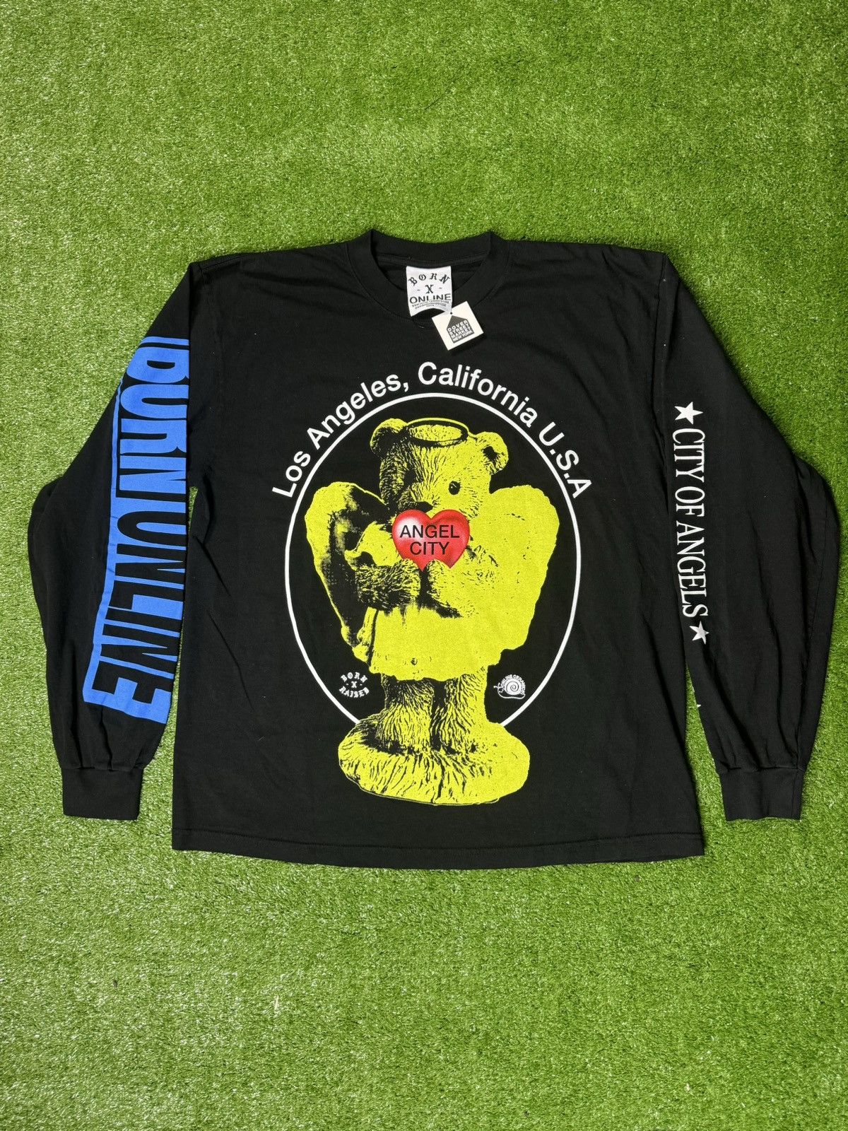 【SATIIIZ】Renser Damage Long Sleeve T-shirt 350 RYANCZ33 LONG-SLEEVE T-SHIRT | OverSTeer