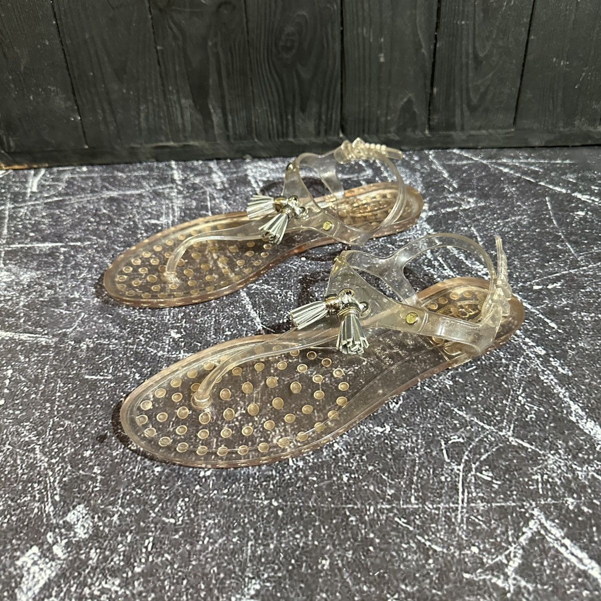 TOD'S Ladies Jelly Sandals Size 38