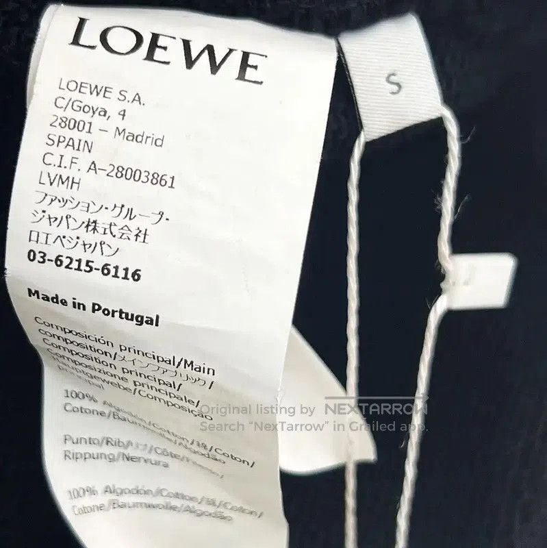 Loewe Loewe Gray Cotton Blend Women's Sweatshirt . Size S / US 4 / IT 40 - 5 Thumbnail