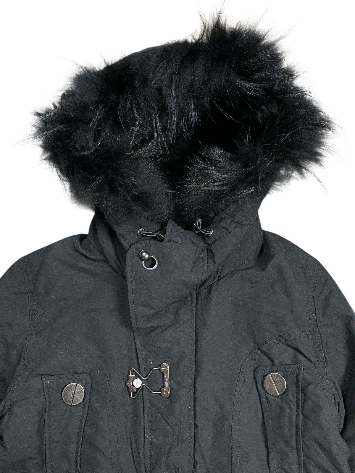14th Addiction 2000s SLY - Raccoon Fur Hoodie Jacket Size US M / EU 48-50 / 2 - 5 Thumbnail