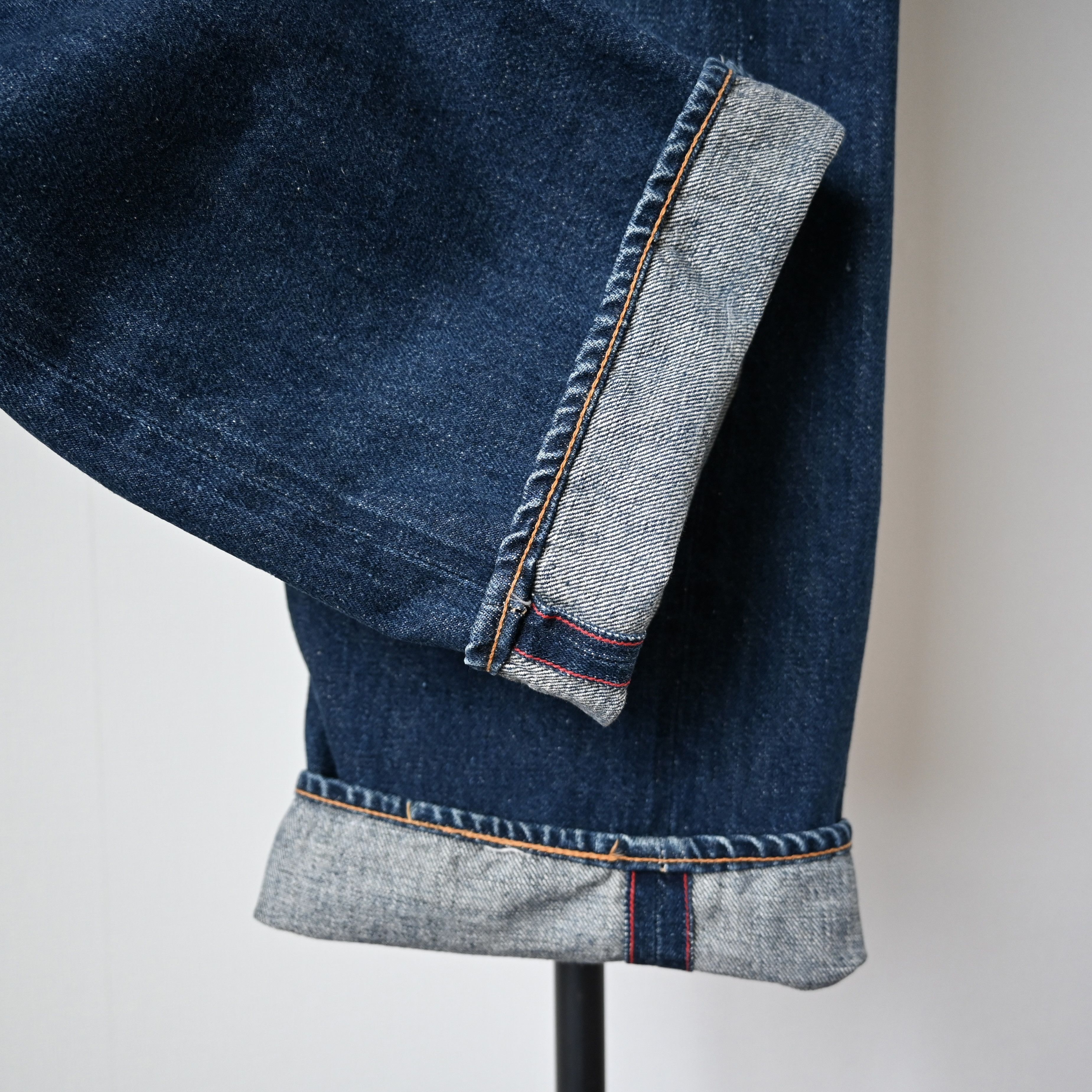 45rpm VTG 1990s 45rpm selvedged indigo denim jeans, made in Japan Size US 32 / EU 48 - 13 Thumbnail