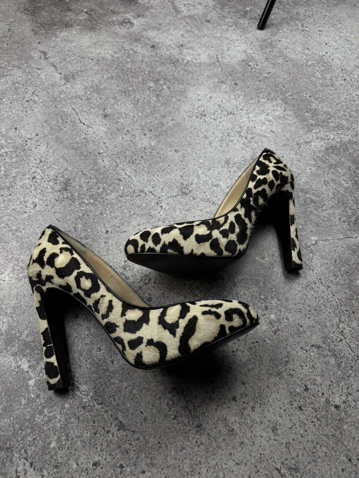 Guess Avant Garde Japanesse Leopard Printed Hells Y2K Boots 00’s Size US 7 / IT 37 - 3 Thumbnail