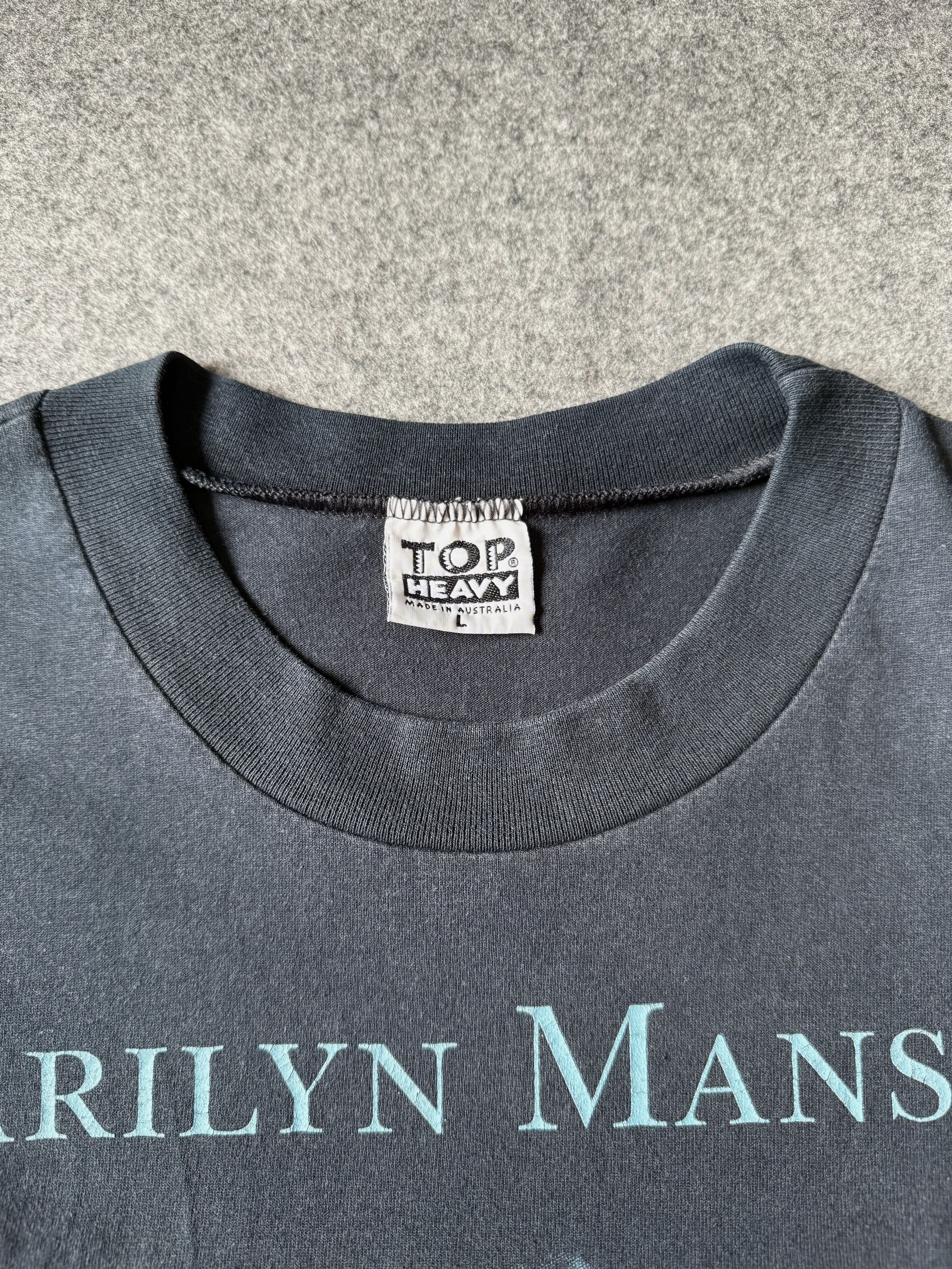 Vintage 1996 Marilyn Manson Antichrist Supersta Vintage Tee Size US L / EU 52-54 / 3 - 4 Thumbnail